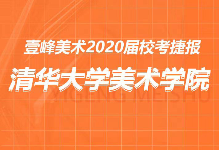 壹峰美术2020届校考清华美院捷报